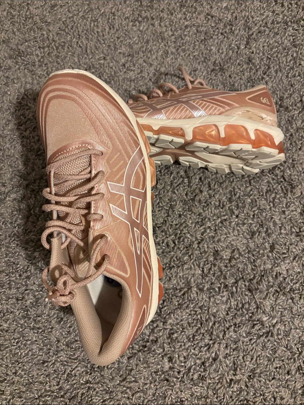 ASICS Women's Dusty Pink Athletic Running Shoes